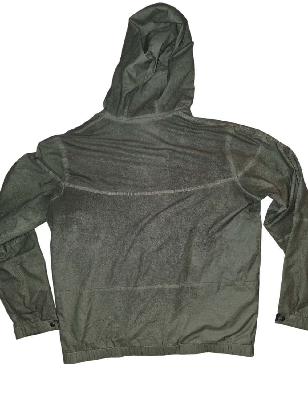 Nike Men’s Olive Green Hooded Windbreaker Jacket